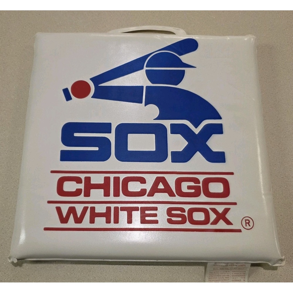 Vintage Chicago White Sox Seat Cushion Kmart Advertising, 1980s MLB Promo